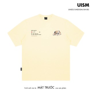 Áo Thun Unisex Undo Gossip Alone Màu Kem Vàng 100% Standard Cotton - Local Brand Chính Hãng