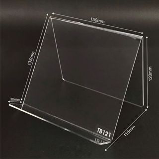 Kệ trưng bày mica chữ V Enter TB121 150x115x135mm mica dày 2mm, Giá trưng bày sản phẩm, Kệ trưng bày nhà sách