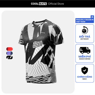 Áo thun nam thể thao chạy bộ Graphic Geometric Coolmate