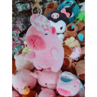 Móc Khóa Capybara Capy quẩy đuôi, Vẫy Cánh, Labubu thơm