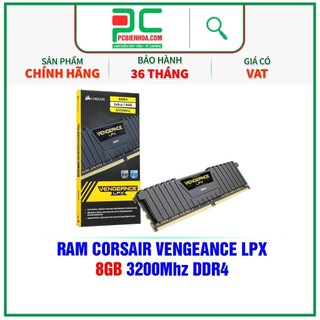 RAM CORSAIR VENGEANCE LPX  8GB ( 1X8GB ) 3200MHZ DDR4