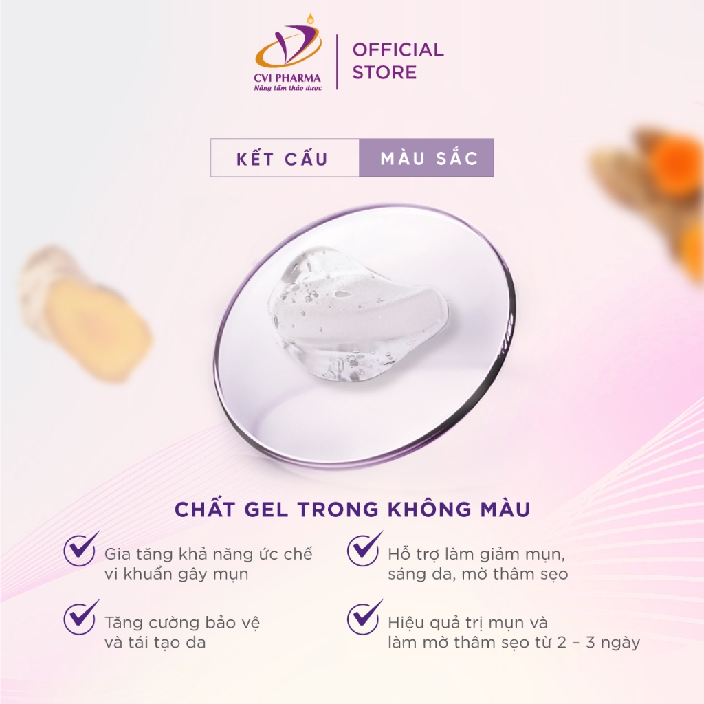 Gel chấm mụn, mờ thâm sẹo Decumar Nano THC tinh chất nghệ trong suốt, giảm viêm, sáng da 20gr - THC03 | BigBuy360 - bigbuy360.vn