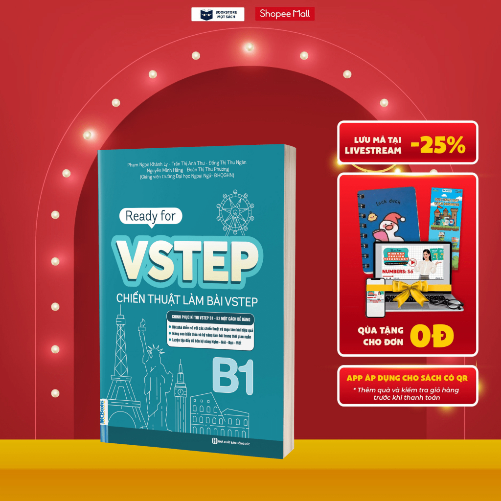 Sách - Ready for VSTEP Chiến thuật làm bài VSTEP B1