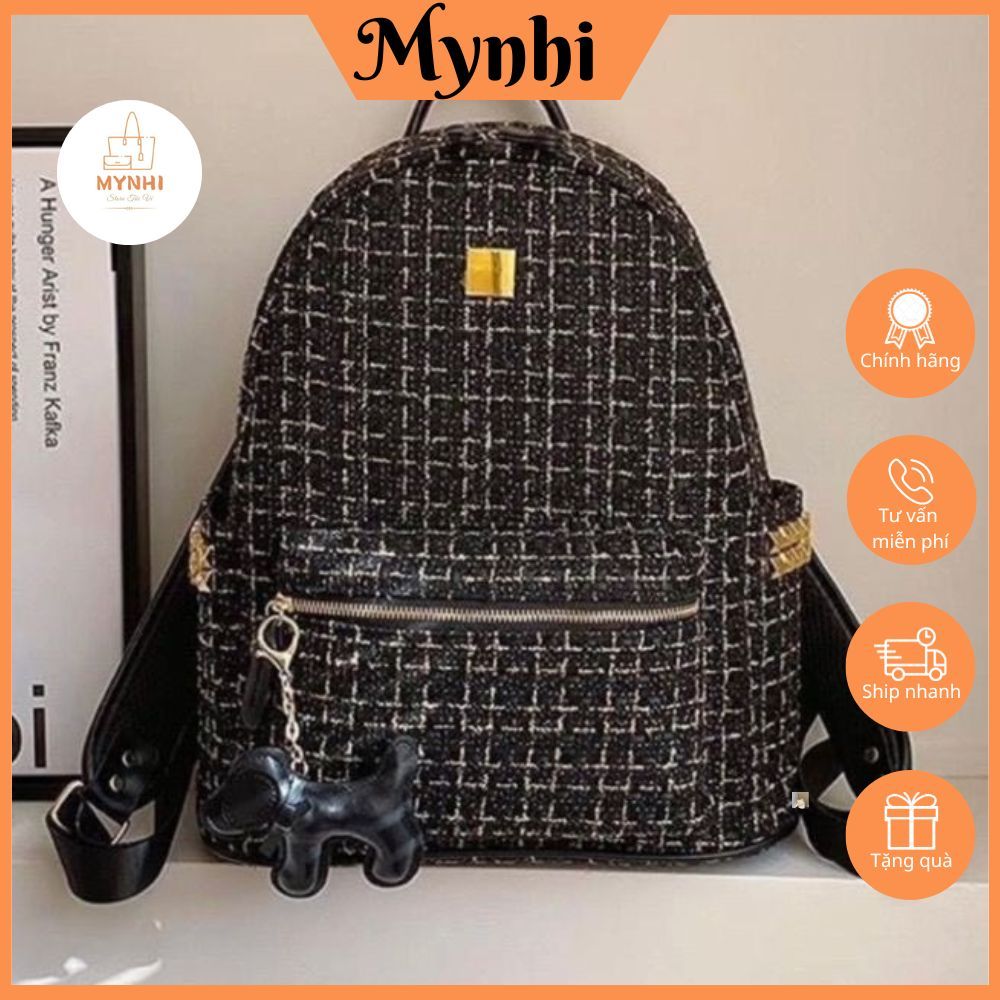 Balo thời trang đi học đi du lịch 721 kim tuyến size 40cm vừa sách vở A4 màu đen , trắng , vừa laptop mới nhất năm 20...