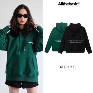 Áo hoodie Local Brand ALL THE BASIC Unisex Form rộng oversize Cá tính Trẻ trung Vải nỉ | 01XE0028