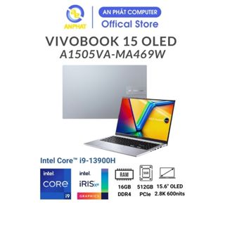 Laptop Asus Vivobook 15 OLED A1505VA-MA469W (Core i9-13900H | 15.6 inch 2.8K OLED)