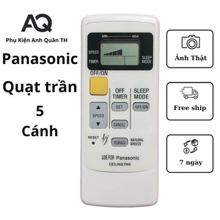 Remote quạt panasonic , điều khiển quạt trần Panasonic 5 cánh F-56 F-60 F-70 F-8 F-409