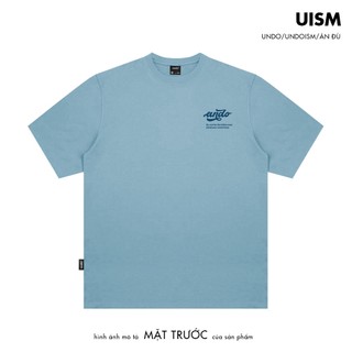 Áo Thun Unisex Undo Sweet Màu Xanh Xám 100% Standard Cotton - Local Brand Chính Hãng