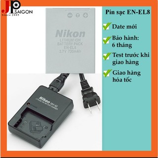 PIN SẠC THAY THẾ CHO MÁY ẢNH NIKON EN-EL8