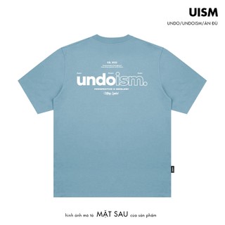 Áo Thun Unisex Undo Symbol Màu Xanh Xám 100% Standard Cotton - Local Brand Chính Hãng