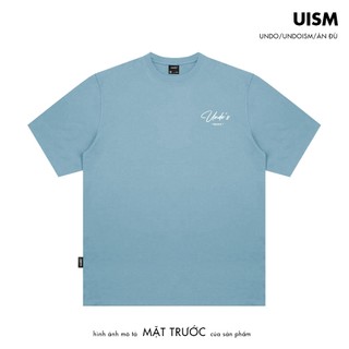 Áo Thun Unisex Undo Basic Màu Xanh Xám 100% Standard Cotton - Local Brand Chính Hãng