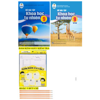 Sách - combo vở bài tập khoa học tự nhiên lớp 9 - tập 1 + 2