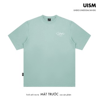 Áo Thun Unisex Undo Basic Màu Xanh Vỏ Đậu 100% Standard Cotton - Local Brand Chính Hãng