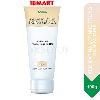 Kem mặt nạ lột nhẹ trứng gà sữa tube 100g