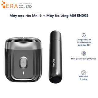 Combo máy cạo râu Enchen Mini 6 & máy tỉa lông mũi Enchen EN005 - Hàng chính hãng