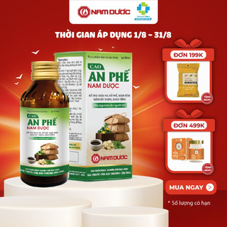 Cao An Phế Nam Dược 110ml cao thảo dược hỗ trợ giảm ho, bổ phế, giảm đờm, giảm rát họng, khản tiếng