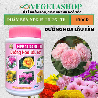 [ 100% ] DƯỠNG HOA LÂU TÀN 100gr - VEGETASHOP - Phân Bón Cuốc Vàng