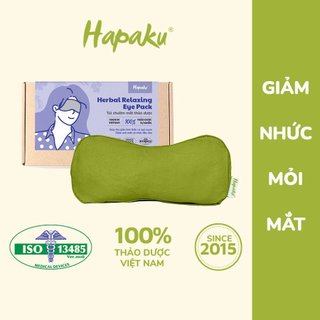 Túi Chườm Mắt Thảo Dược Hapaku Giúp Thư Giãn Ngủ Ngon - Làm Nóng Bằng Lò Vi Sóng