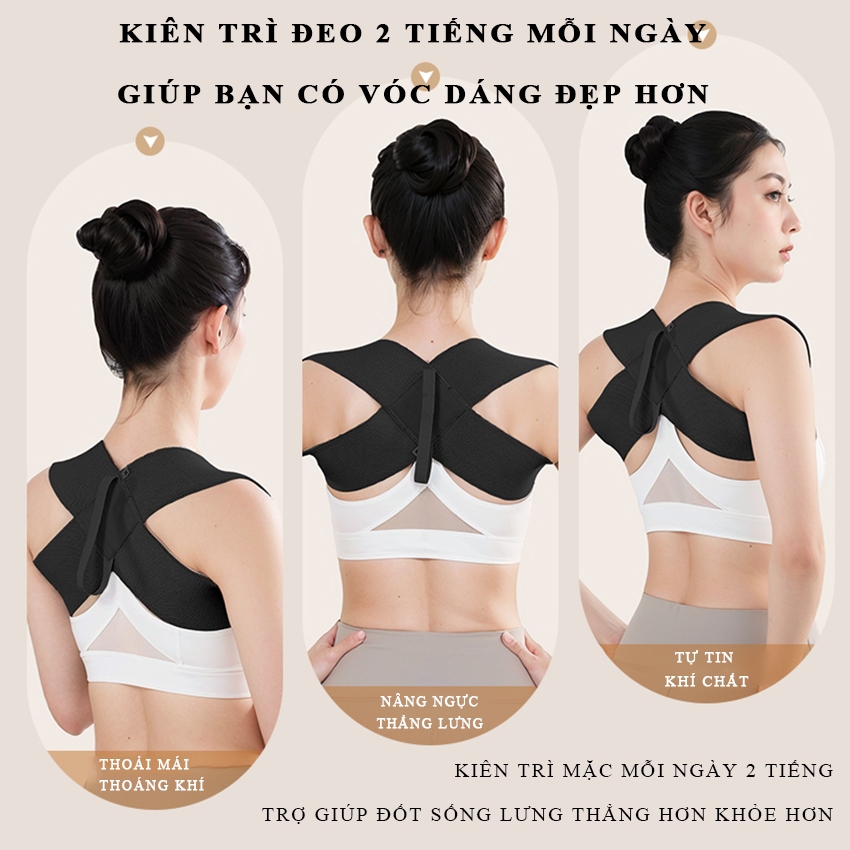 Đai chống gù lưng SNACKBAR Đai chống gù hỗ trợ làm thẳng cột sống cong vẹo cột sống cho văn phòng