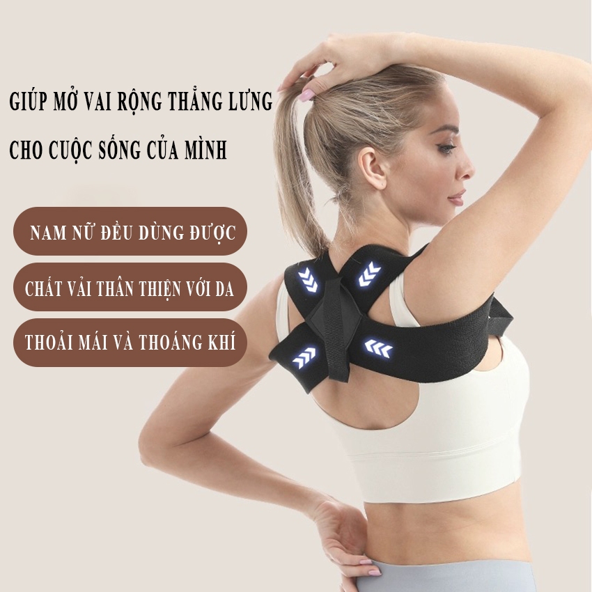 Đai chống gù lưng SNACKBAR Đai chống gù hỗ trợ làm thẳng cột sống cong vẹo cột sống cho văn phòng