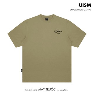 Áo Thun Unisex Undo Basic Màu Nâu Rêu 100% Standard Cotton - Local Brand Chính Hãng