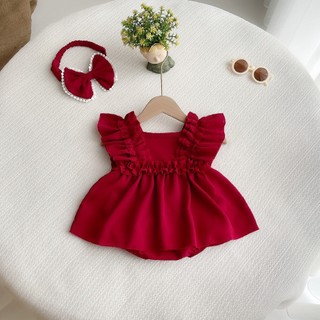 Bodysuit cho bé gái sơ sinh chất liệu siêu mềm mát ⚡𝗙𝗥𝗘𝗘𝗦𝗛𝗜𝗣⚡ Set body cánh tiên cho bé gái kèm turban dễ thương