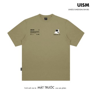 Áo Thun Unisex Undo Data Màu Nâu Rêu 100% Standard Cotton - Local Brand Chính Hãng