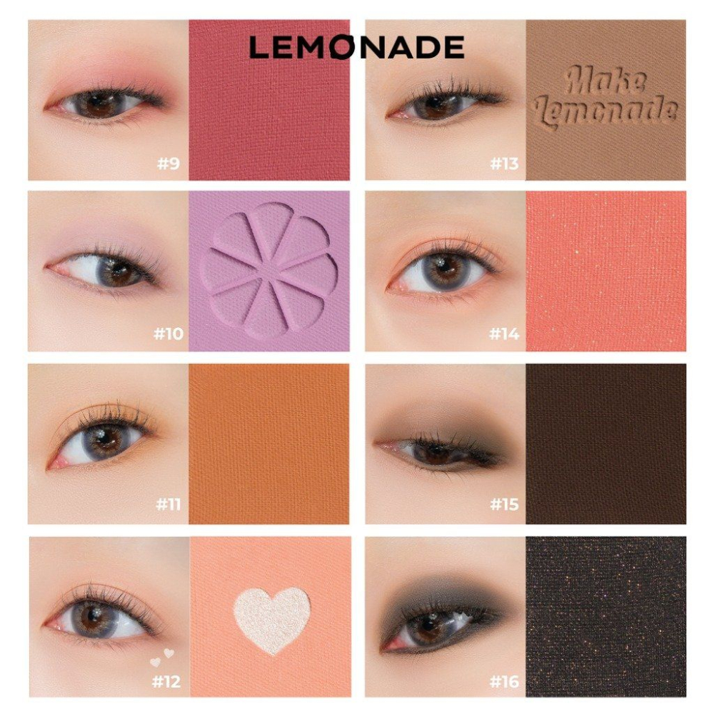 Bảng phấn mắt Lemonade Aesthetic Eyeshadow Palette 20.8g