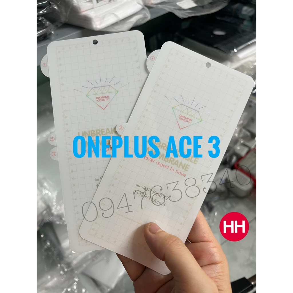 Dán dẻo PPF mặt trước cho Oneplus Ace 3, ACe 3 Pro trong suốt