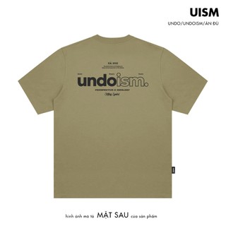 Áo Thun Unisex Undo Symbol Màu Nâu Rêu 100% Standard Cotton - Local Brand Chính Hãng