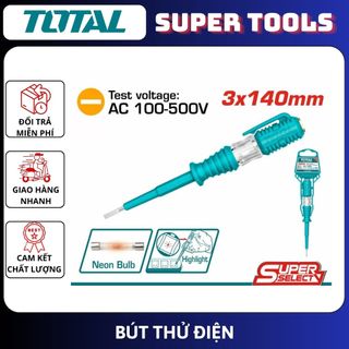 Đồ nghề total bút thử điện 3x140mm tht291408 / 4x190mm tht291908