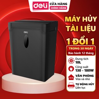  Máy Hủy Tài Liệu DELI ET014 Cao Cấp Máy Băm Cắt Giấy Card CD Bảo Mật Tài Liệu Giấy Tờ Cho Văn Phòng 