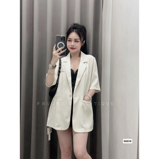 Áo blazer cộc tay
