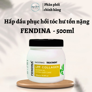 Hấp phục hồi tóc chuyên sâu lpp fendina collagen siêu bóng , mềm tóc 500ml