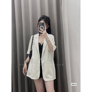 Áo blazer cộc tay