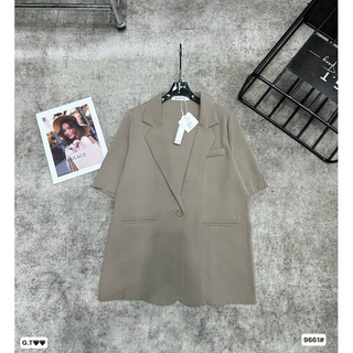 Áo blazer cộc tay