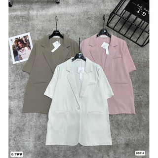 Áo blazer cộc tay
