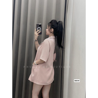 Áo blazer cộc tay