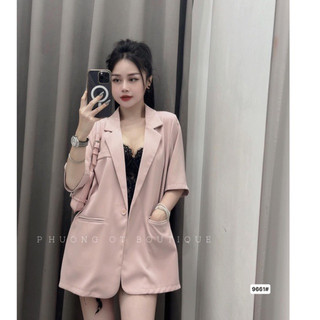 Áo blazer cộc tay