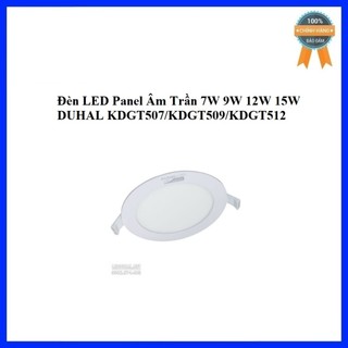 Đèn led panel âm trần 7w 9w 12w 15w duhal kdgt507/kdgt509/kdgt512/kdgt515