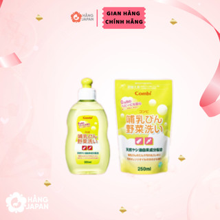 Nước rửa bình sữa Combi Nhật Bản chai 300ml / túi 250ml
