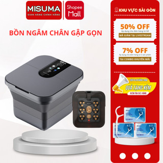 Chậu ngâm chân massage hồng ngoại Misuma gấp gọn cao cấp - Bồn ngâm chân massage, dụng cụ ngâm chân massage thư giãn