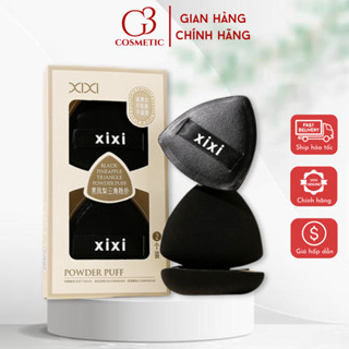  Mút trang điểm XIXI tam giác màu đen sử dụng ướt và khô dạng lỏng siêu mềm đặc biệt G3COSMETICS 