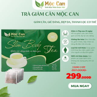 Trà giảm cân Mộc Can giảm mỡ an toàn hiệu quả giúp đốt cháy mỡ thừa, đẹp dáng sau sinh