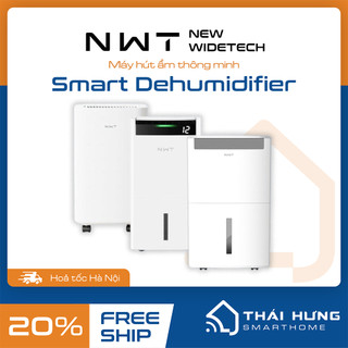 Máy hút ẩm thông minh new widetech 24l/30l/60l - kết nối app mihome