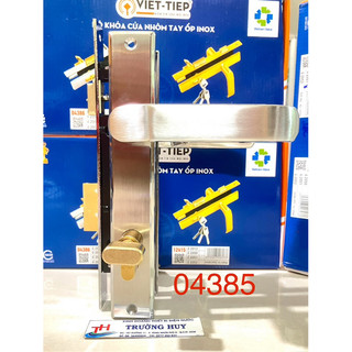 [chính hãng] 04386 khoá cửa tay gạt inox SUS 304 cao cấp Việt Tiệp - dùng cho cửa nhôm Xingfa - Bảo hành 2 năm