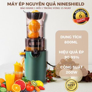 Máy Ép Chậm Hoa Quả NINESHIELD KB - SJ06, Công Suất 200W- Ép Trái Cây Nguyên Trái Có Bảo Hành X575
