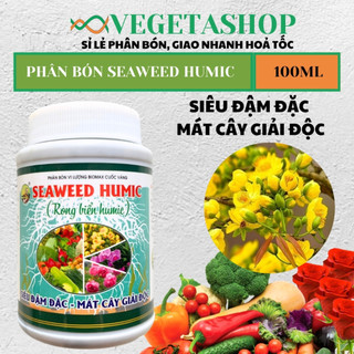 Phân bón seaweed humic 100ml - vegetashop - phân bón cuốc vàng