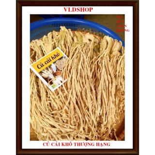 1kg củ cải khô thượng hạng túi hút chân không