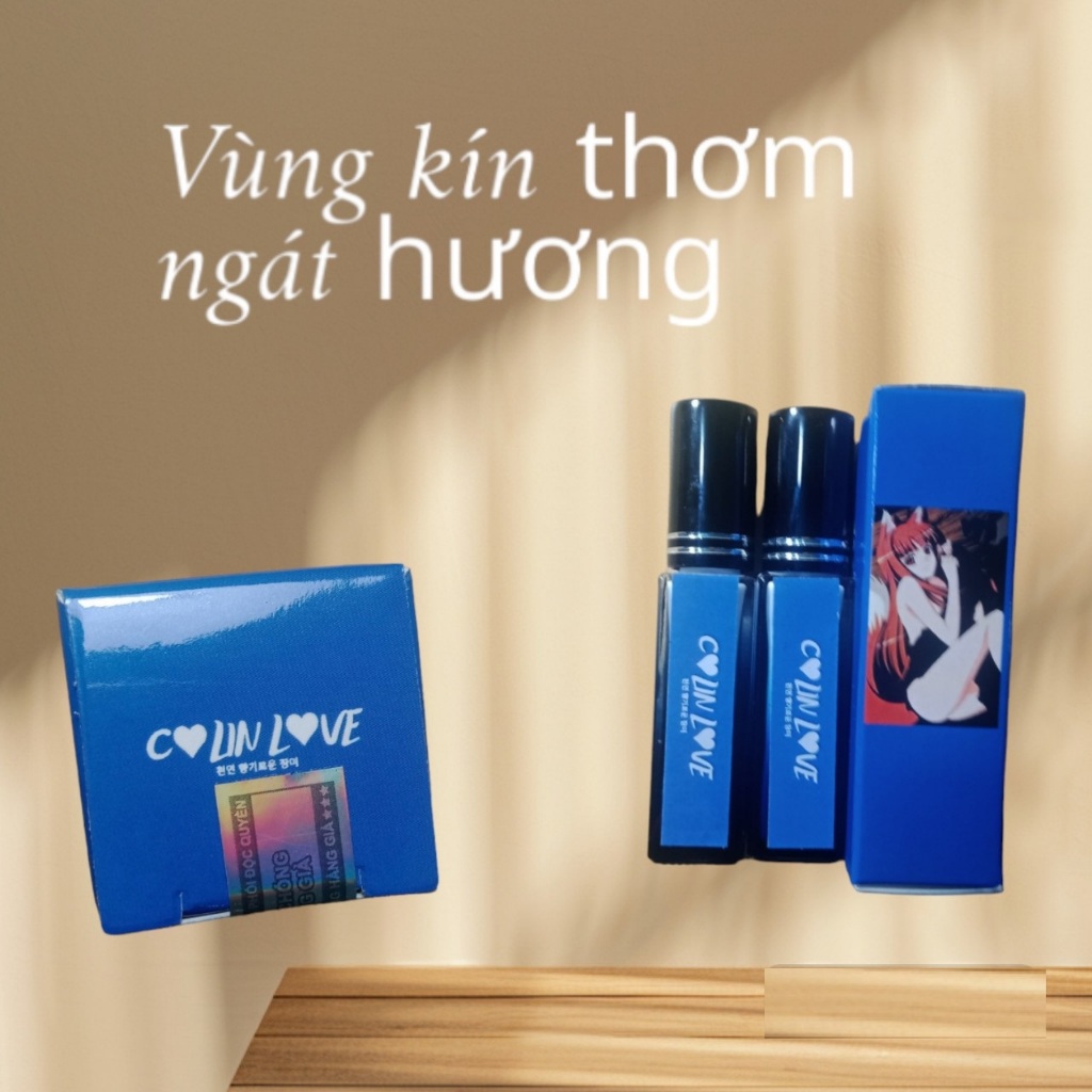 Nước hoa vùng kín colin love - khử mùi cân bằng độ PH - Hương thơm quyến rũ, em xịt anh yêu